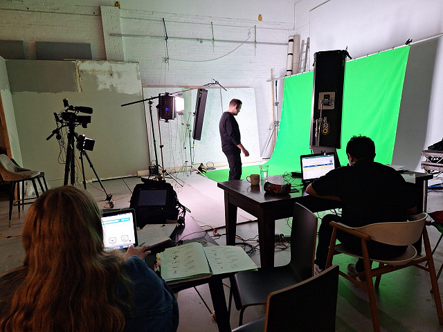 Makaton Filming at the studio