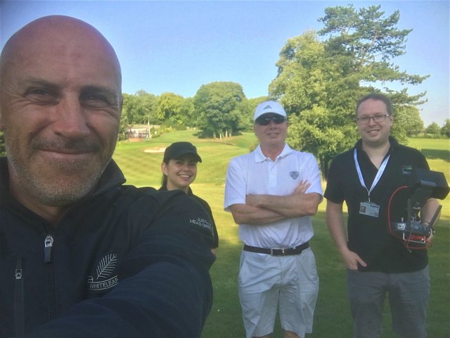 Take One TV selfie with Whiteleaf Golf Club